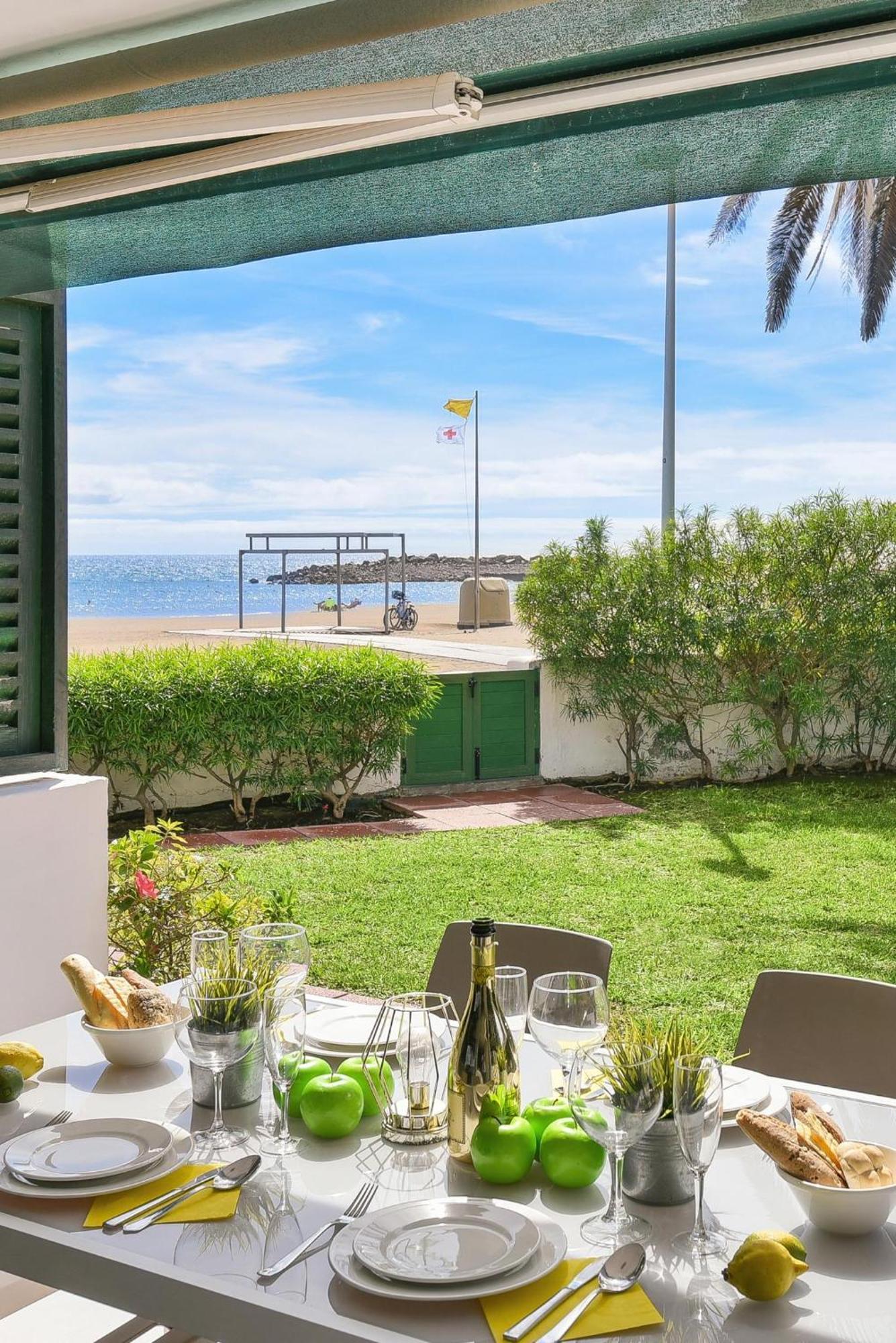 Beachfront Apartment Las Burras Mra 02 San Agustin  Bagian luar foto