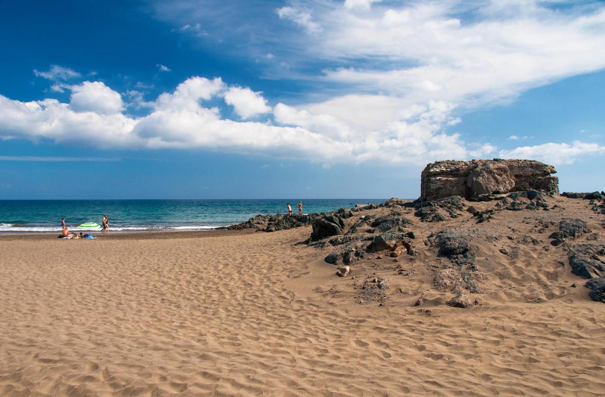 Beachfront Apartment Las Burras Mra 02 San Agustin  Bagian luar foto